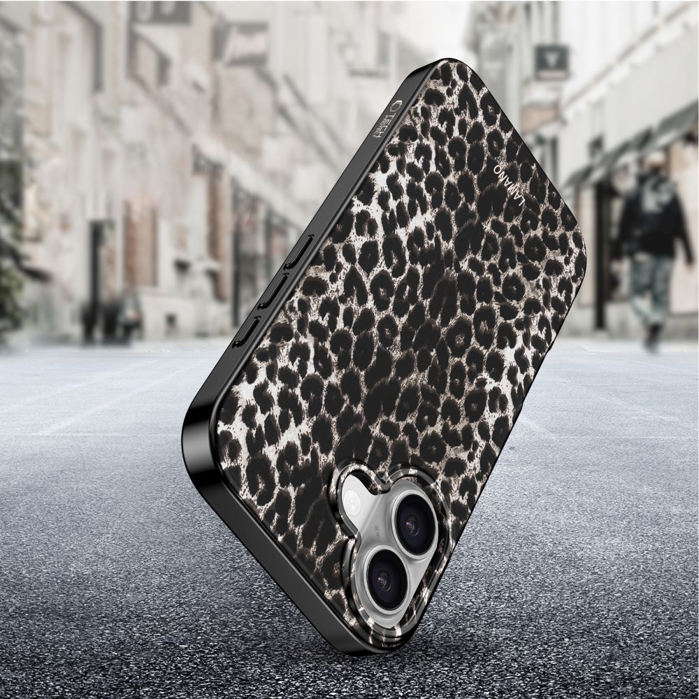 MagSafe-kotelo Apple iPhone 17:lle, Tech-Protect, Lamano Leopard, Musta