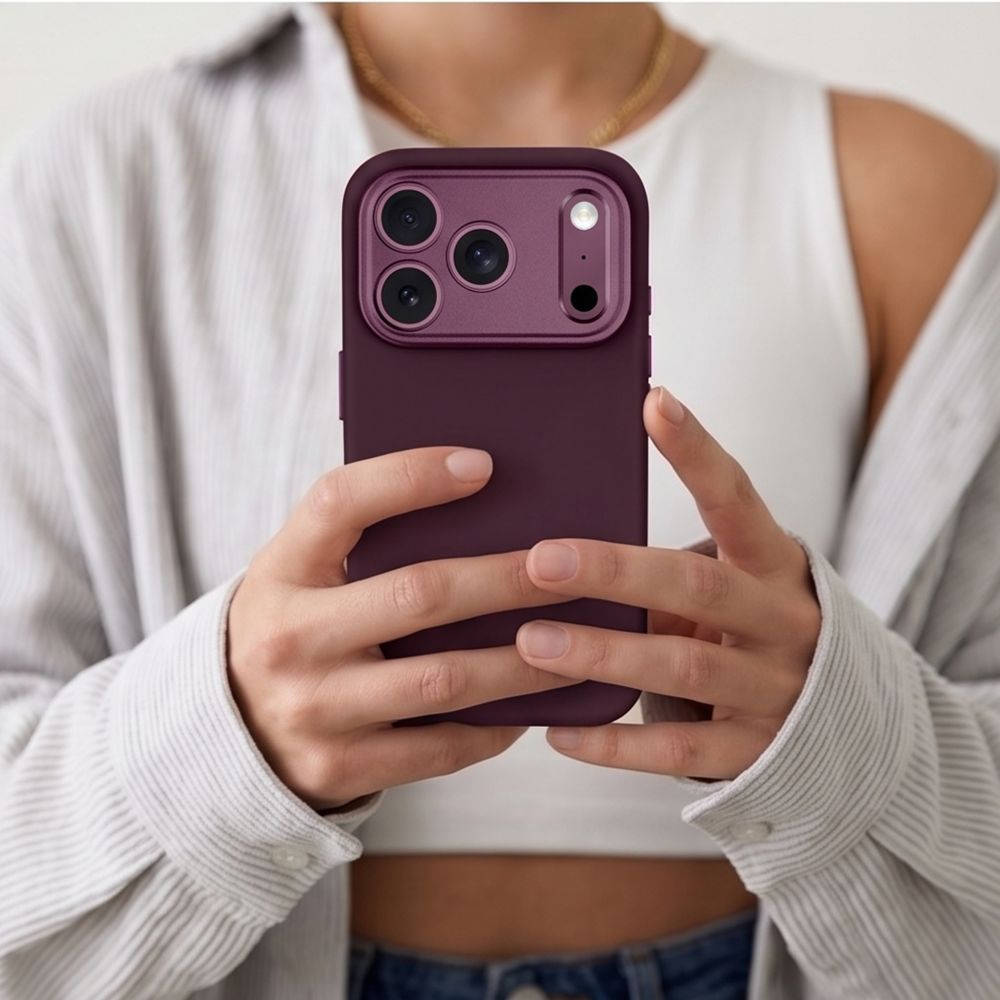 MagSafe-kuori Apple iPhone 18 Pro / 17 Pro:lle, Tech-Protect, Uniq CC, Viininpunainen