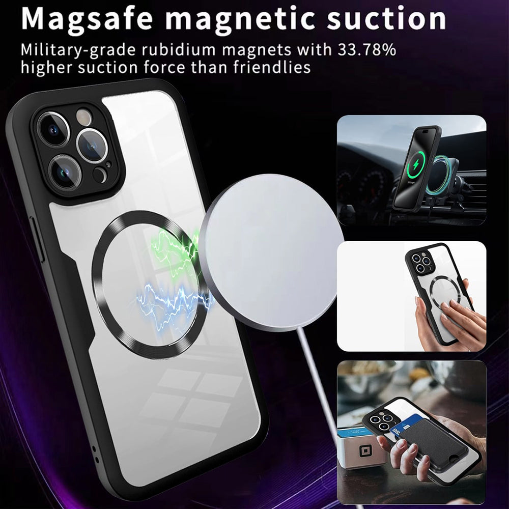 MagSafe-kuori Apple iPhone 11 Pro Maxille, Techsuit, ColorVerse 360, Violetti