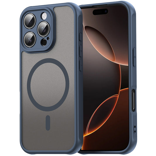MagSafe-kuori Apple iPhone 11 Pro:lle, Techsuit, HaloFrost II, Laivastonsininen