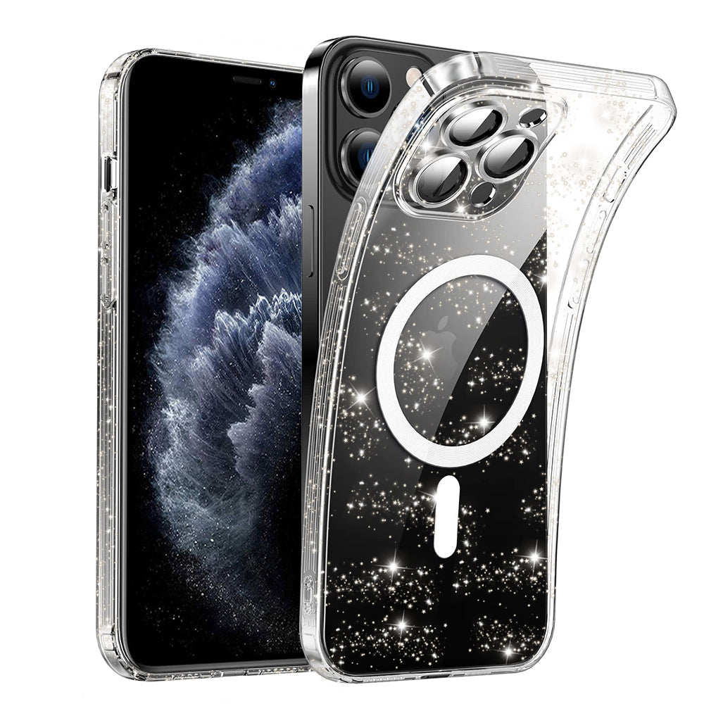 MagSafe-kuori Apple iPhone 11 Pro:lle, Techsuit, SparkleSkin, Läpinäkyvä