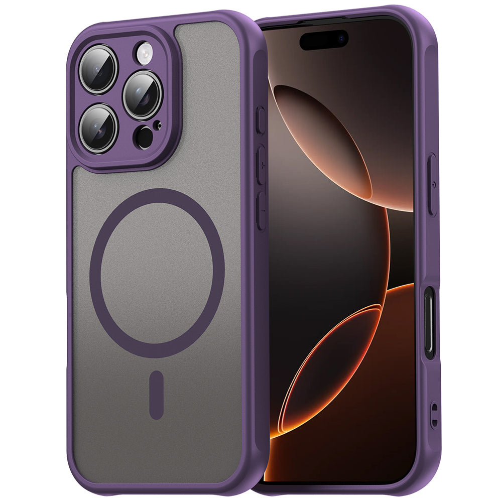 MagSafe-kuori Apple iPhone 11:lle, Techsuit, HaloFrost II, Violetti