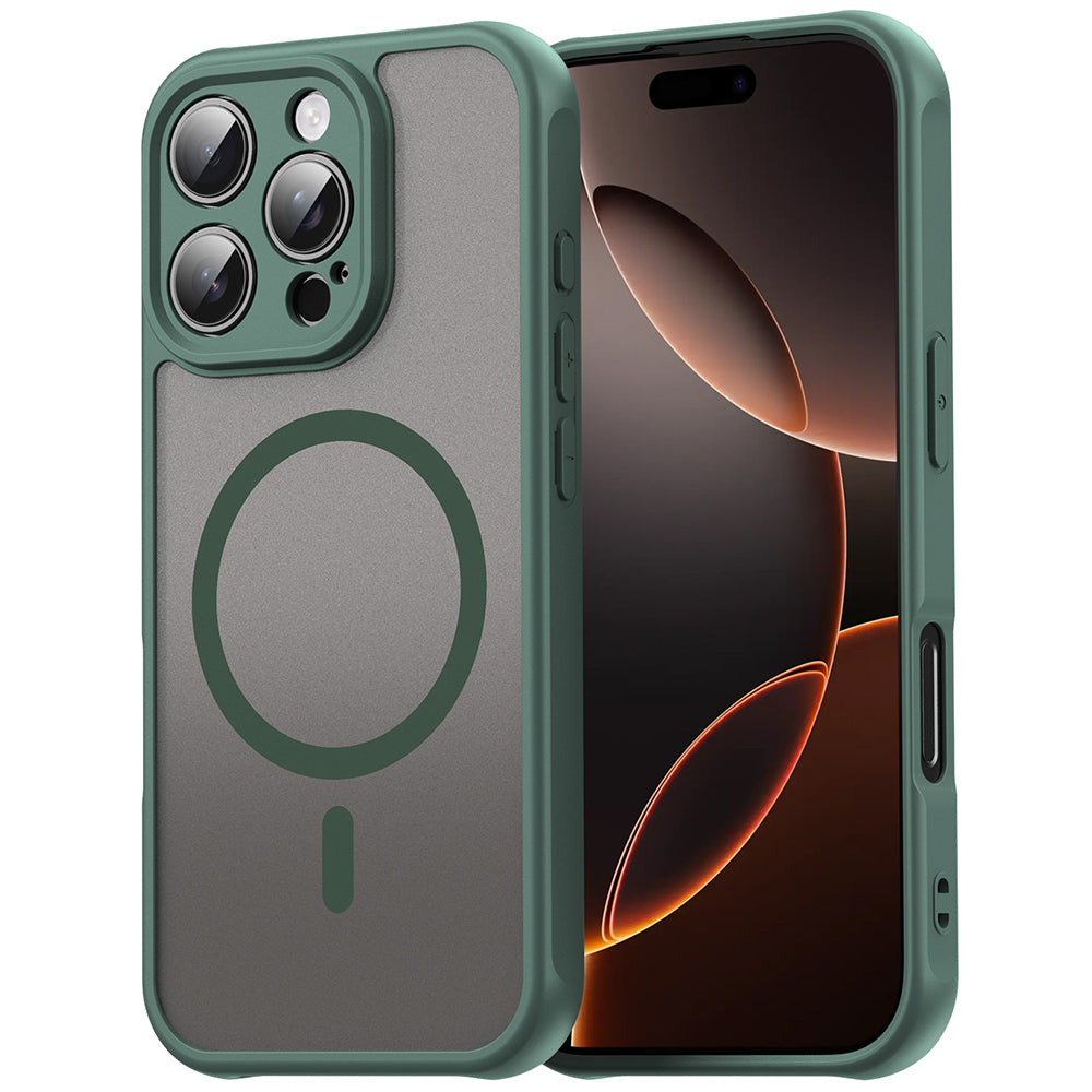 MagSafe-kuori Apple iPhone 11:lle, Techsuit, HaloFrost II, Vihreä