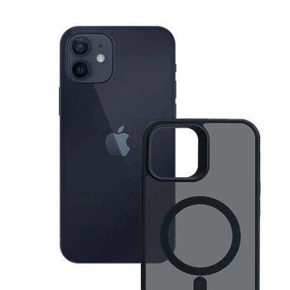 MagSafe-kuori Apple iPhone 12 / 12 Pro:lle, 3MK, Smoke MagCase, Musta