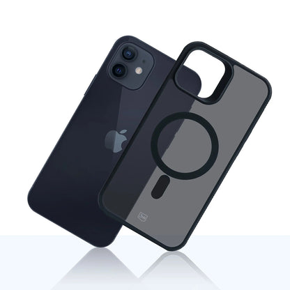 MagSafe-kuori Apple iPhone 12 / 12 Pro:lle, 3MK, Smoke MagCase, Musta