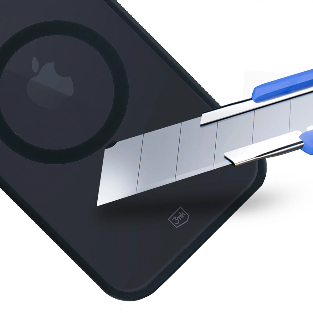 MagSafe-kuori Apple iPhone 12 / 12 Pro:lle, 3MK, Smoke MagCase, Musta