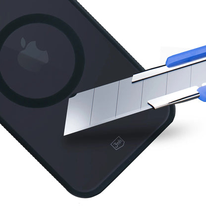 MagSafe-kuori Apple iPhone 12 / 12 Pro:lle, 3MK, Smoke MagCase, Musta