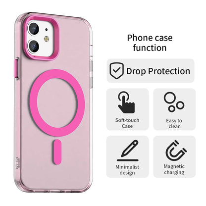 MagSafe-kuori Apple iPhone 12 / 12 Pro:lle, Techsuit, CandyCase, Vaaleanpunainen