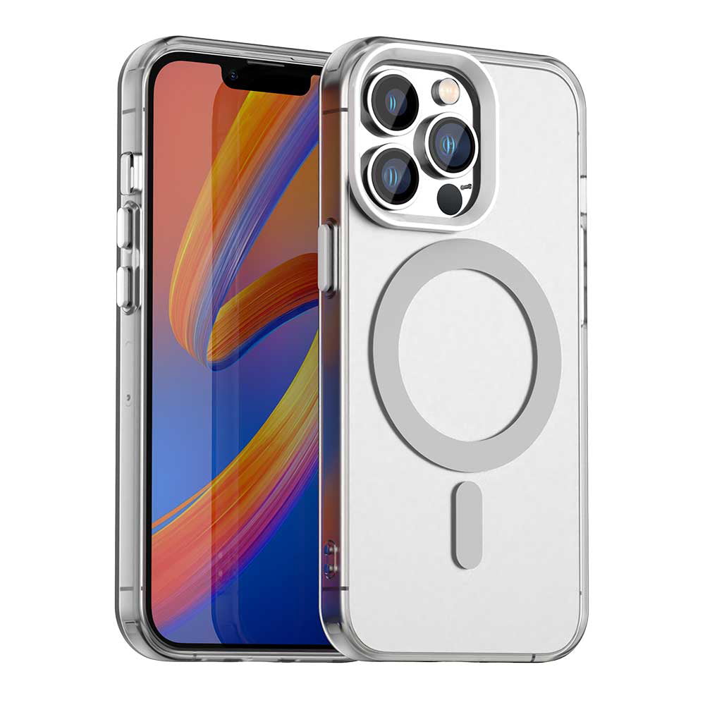 MagSafe-kuori Apple iPhone 12 Pro Maxille, Techsuit, CandyCase, Valkoinen