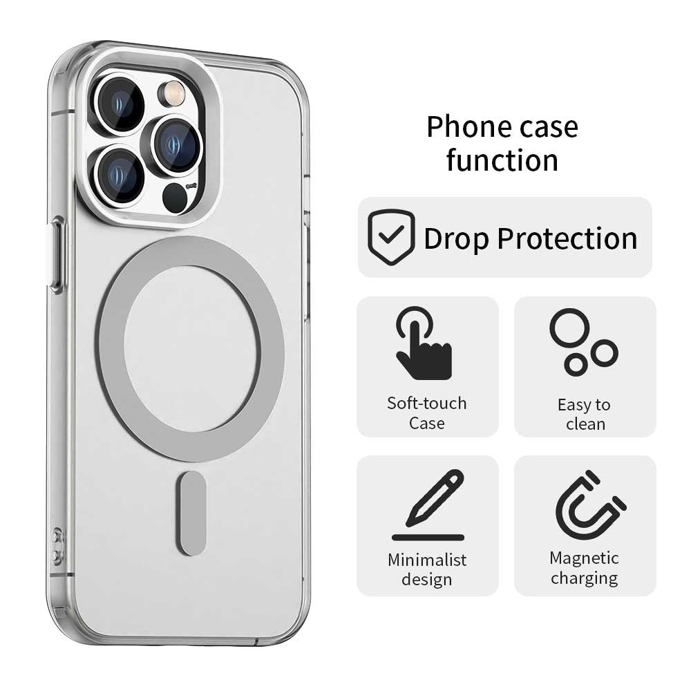 MagSafe-kuori Apple iPhone 12 Pro Maxille, Techsuit, CandyCase, Valkoinen