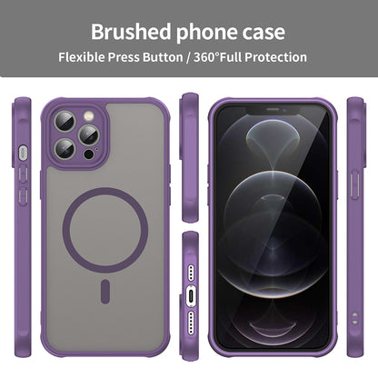 MagSafe-kuori Apple iPhone 12 Pro Maxille, Techsuit, HaloFrost II, Violetti