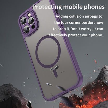 MagSafe-kuori Apple iPhone 12 Pro Maxille, Techsuit, HaloFrost II, Violetti