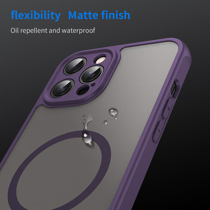 MagSafe-kuori Apple iPhone 12 Pro Maxille, Techsuit, HaloFrost II, Violetti