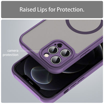 MagSafe Case for Apple iPhone 12 Pro, Techsuit, HaloFrost II, Purple