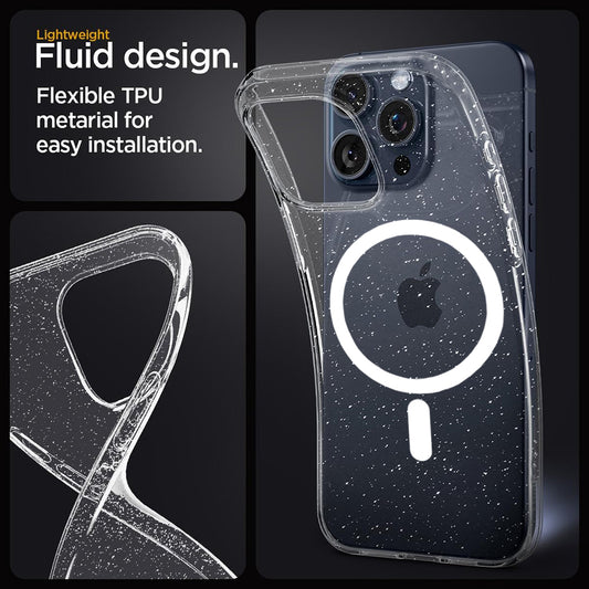 MagSafe-kuori Apple iPhone 12 Pro:lle, Techsuit, SparkleSkin, Läpinäkyvä