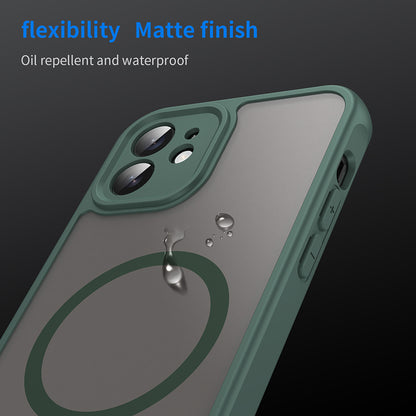 MagSafe-kuori Apple iPhone 12:lle, Techsuit, HaloFrost II, Vihreä