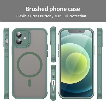 MagSafe-kuori Apple iPhone 12:lle, Techsuit, HaloFrost II, Vihreä