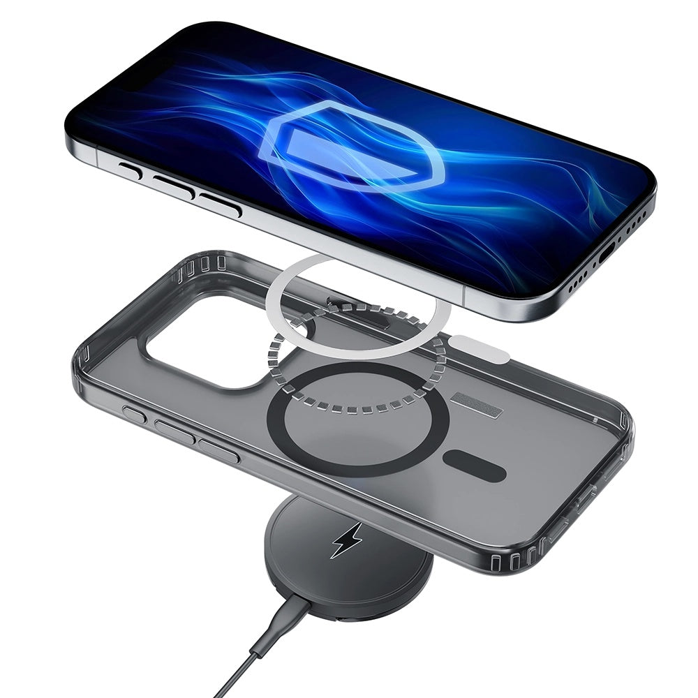 MagSafe Case for Apple iPhone 13 Pro Max, 3MK, Frosty MagCase, Satin Black