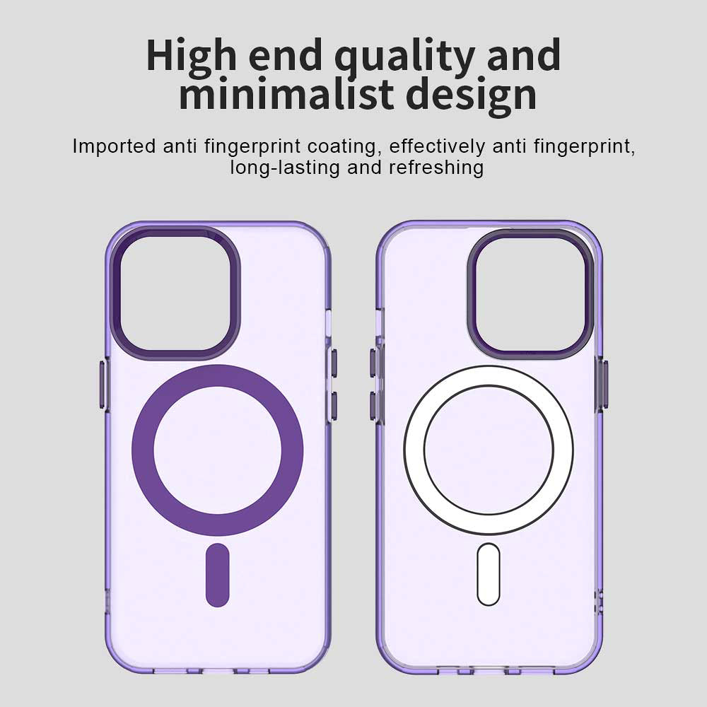 MagSafe Case for Apple iPhone 13 Pro Max, Techsuit, CandyCase, Purple
