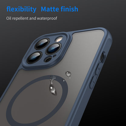 MagSafe-kuori Apple iPhone 13 Pro Maxille, Techsuit, HaloFrost II, Laivastonsininen