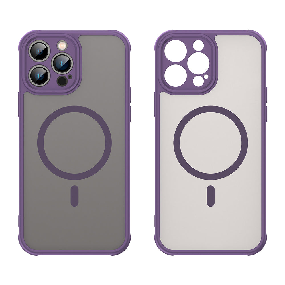 MagSafe-kuori Apple iPhone 13 Pro Maxille, Techsuit, HaloFrost II, Violetti