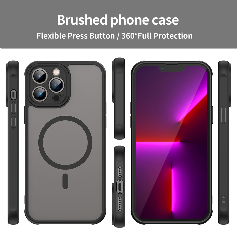 MagSafe-kuori Apple iPhone 13 Pro Maxille, Techsuit, HaloFrost II, Musta