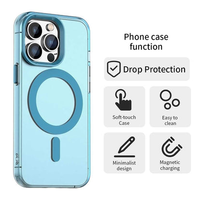 MagSafe Case for Apple iPhone 13 Pro, Techsuit, CandyCase, Blue
