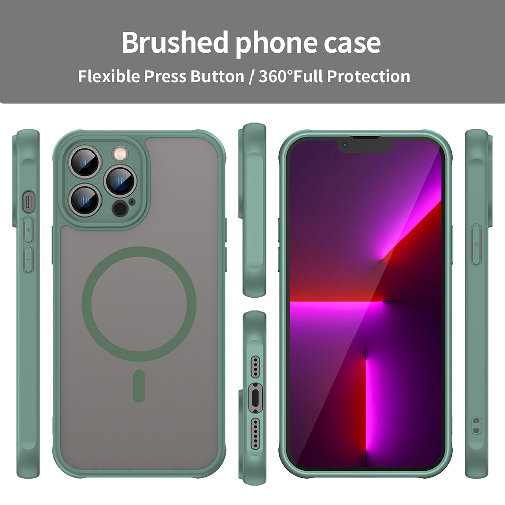 MagSafe-kuori Apple iPhone 13 Pro:lle, Techsuit, HaloFrost II, Vihreä