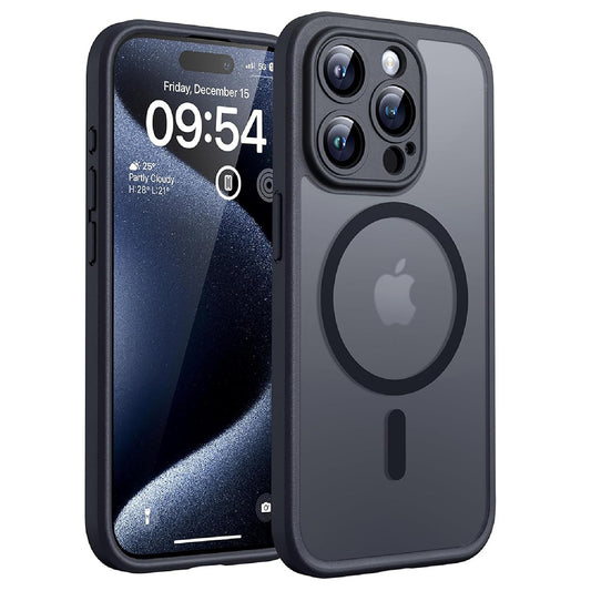 MagSafe-kuori Apple iPhone 13 Pro:lle, Techsuit, PureFrost, Musta