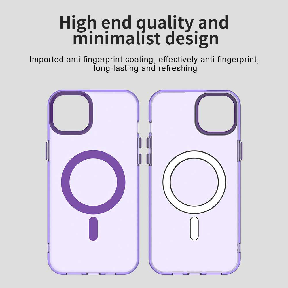 MagSafe Case for Apple iPhone 13, Techsuit, CandyCase, Purple