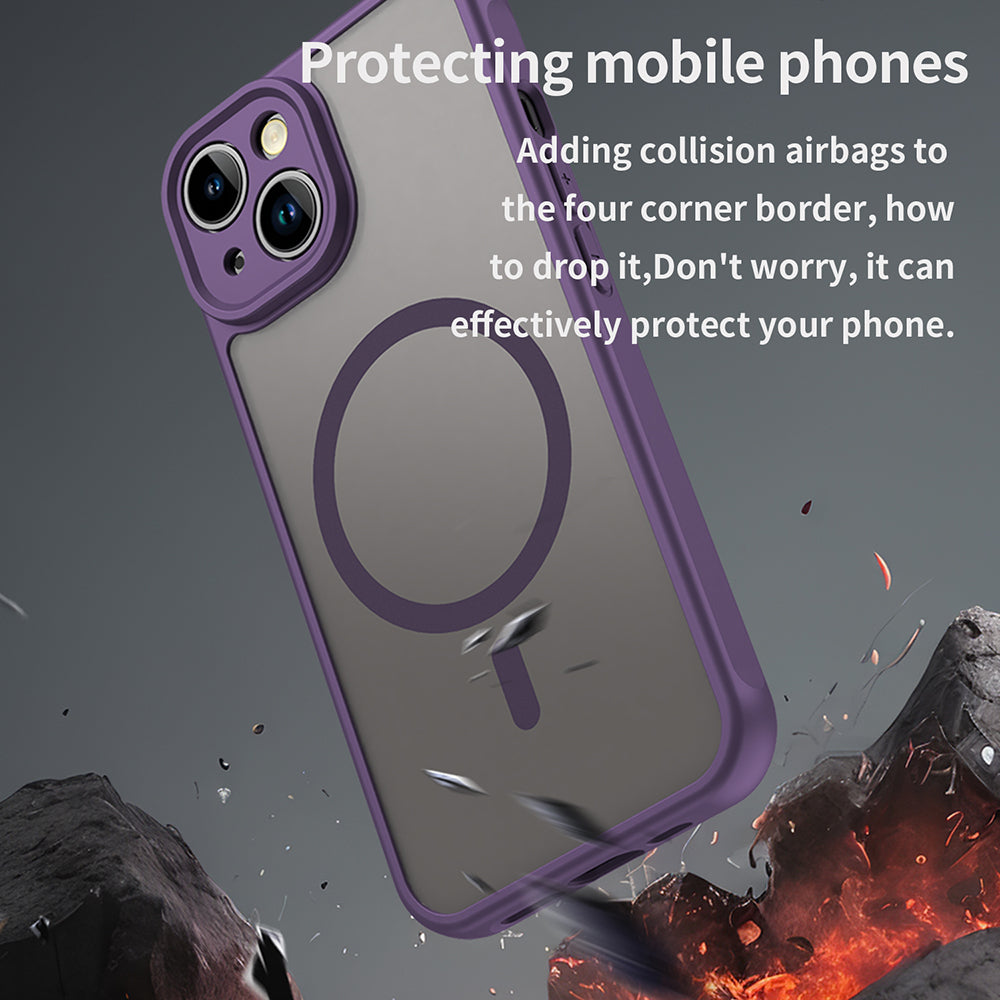 MagSafe-kuori Apple iPhone 13:lle, Techsuit, HaloFrost II, Violetti