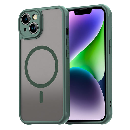 MagSafe-kuori Apple iPhone 13:lle, Techsuit, HaloFrost II, Vihreä