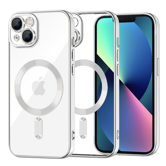 MagSafe-kuori Apple iPhone 13:lle, Techsuit, Luxury Crystal, Hopea