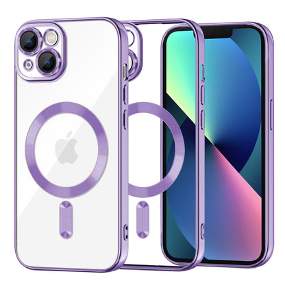 MagSafe-kuori Apple iPhone 13:lle, Techsuit, Luxury Crystal, Vaalean violetti