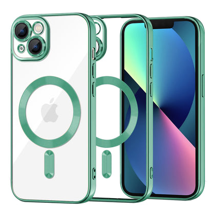 MagSafe-kuori Apple iPhone 13:lle, Techsuit, Luxury Crystal, Vaaleanvihreä