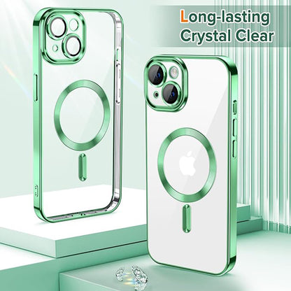 MagSafe-kuori Apple iPhone 13:lle, Techsuit, Luxury Crystal, Vaaleanvihreä