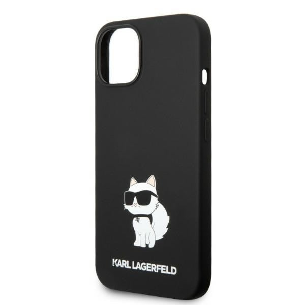 MagSafe-kotelo Apple iPhone 14 Plus -puhelimelle, Karl Lagerfeld, Silicone Choupette, Musta