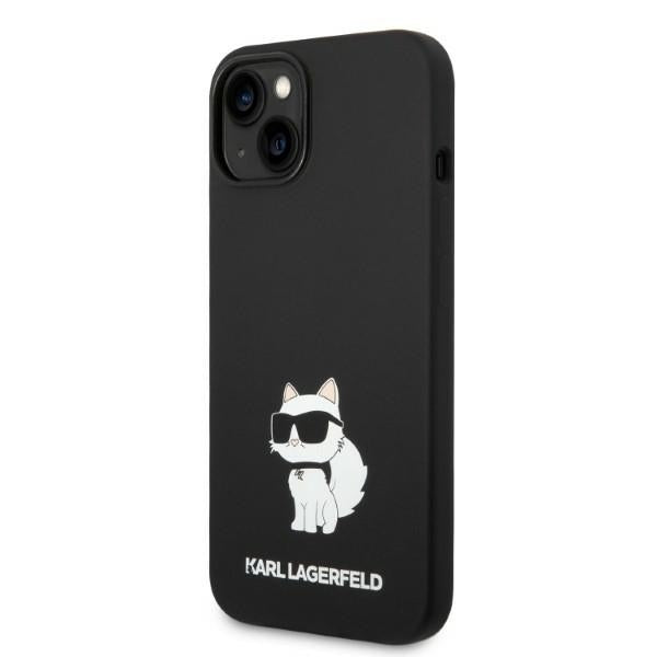 MagSafe-kotelo Apple iPhone 14 Plus -puhelimelle, Karl Lagerfeld, Silicone Choupette, Musta