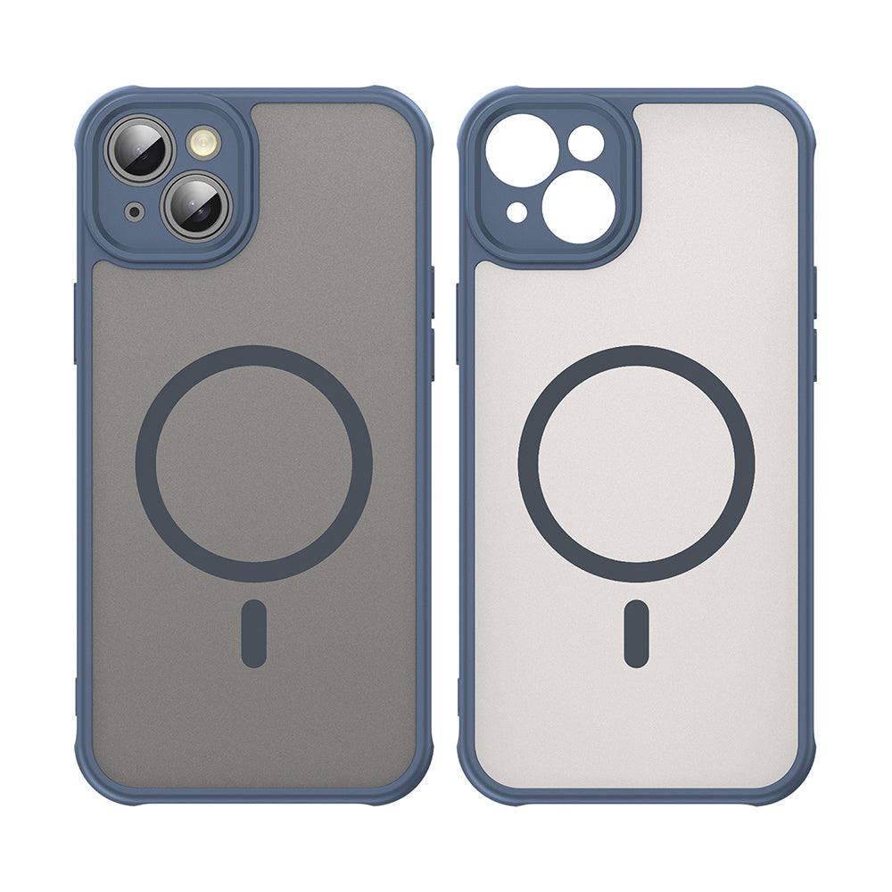 MagSafe-kuori Apple iPhone 14 Plus:lle, Techsuit, HaloFrost II, Laivastonsininen