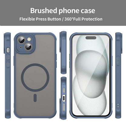 MagSafe-kuori Apple iPhone 14 Plus:lle, Techsuit, HaloFrost II, Laivastonsininen