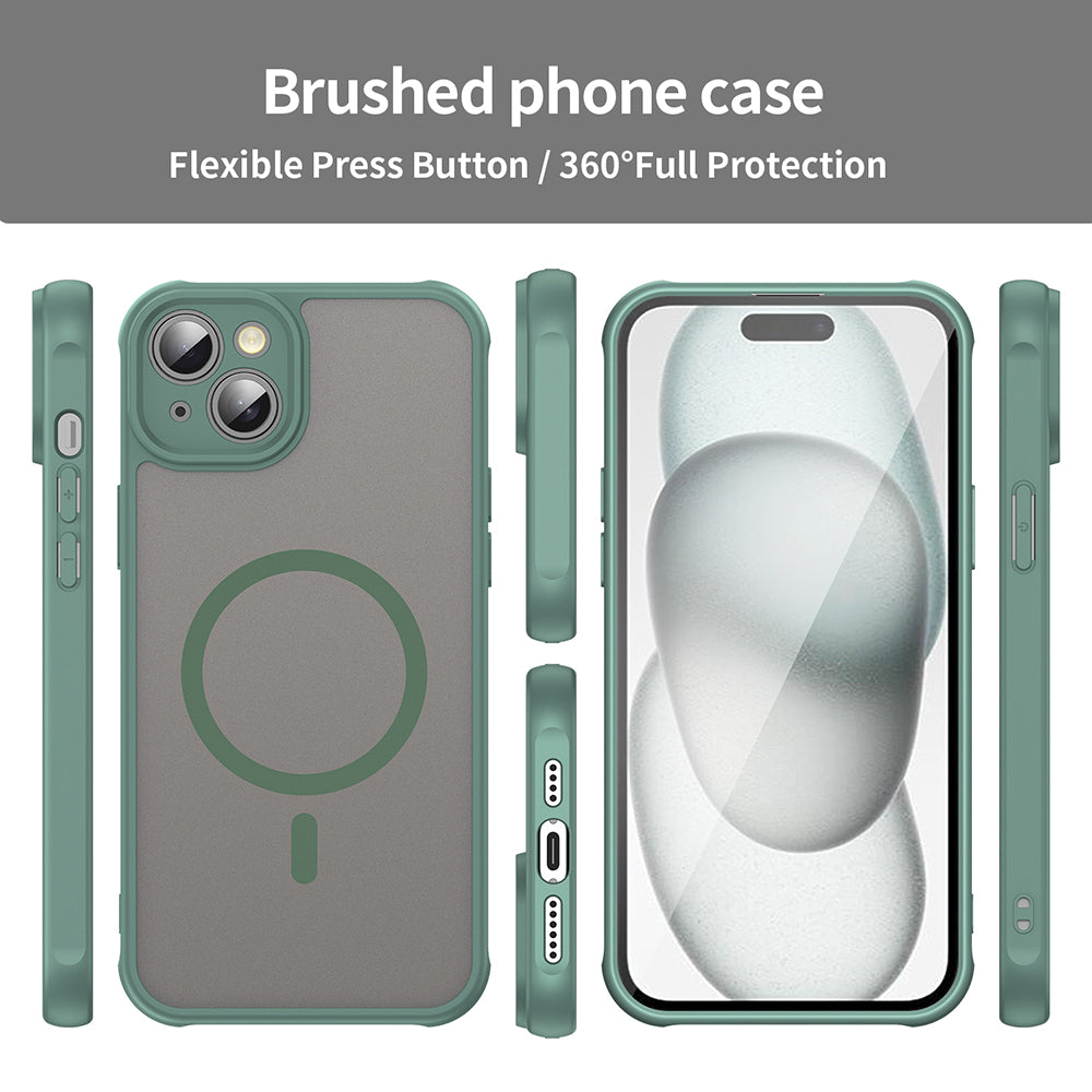 MagSafe-kuori Apple iPhone 14 Plus:lle, Techsuit, HaloFrost II, Vihreä