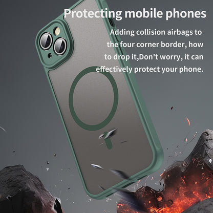 MagSafe-kuori Apple iPhone 14 Plus:lle, Techsuit, HaloFrost II, Vihreä
