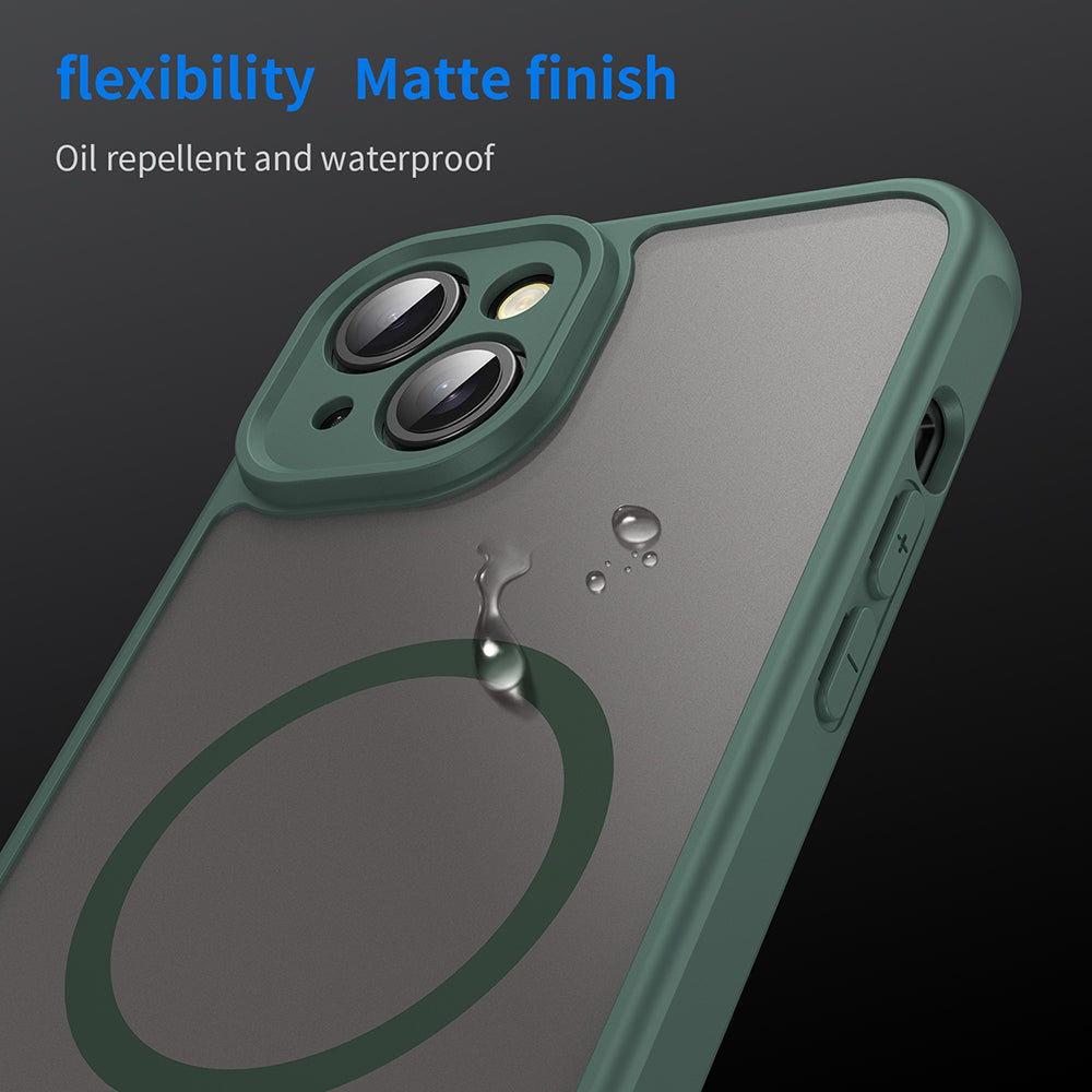 MagSafe-kuori Apple iPhone 14 Plus:lle, Techsuit, HaloFrost II, Vihreä