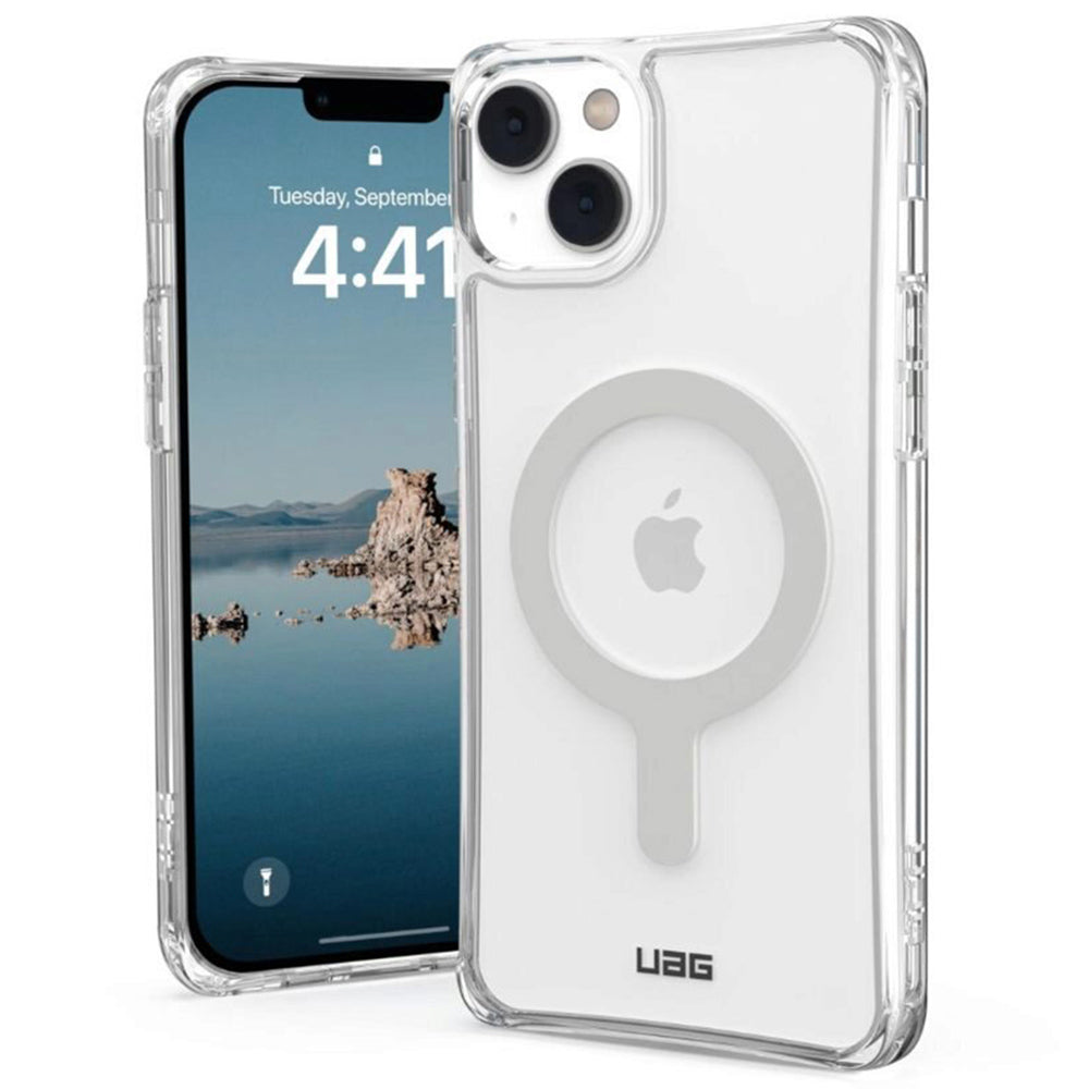 MagSafe Case for Apple iPhone 14 Plus, Urban Armor Gear, Plyo, Transparent