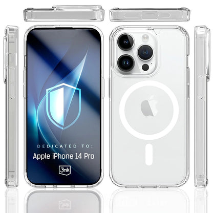 MagSafe Case for Apple iPhone 14 Pro, 3MK, Armor MagCase, Transparent