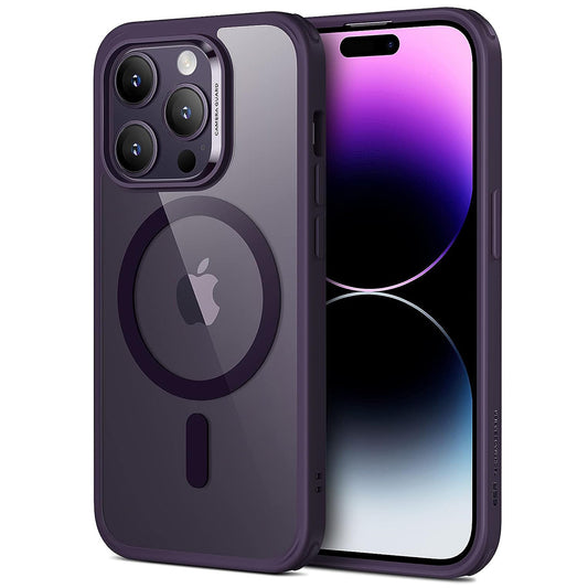 MagSafe-kuori Apple iPhone 14 Pro:lle, ESR, Classic Hybrid, Violetti Läpinäkyvä