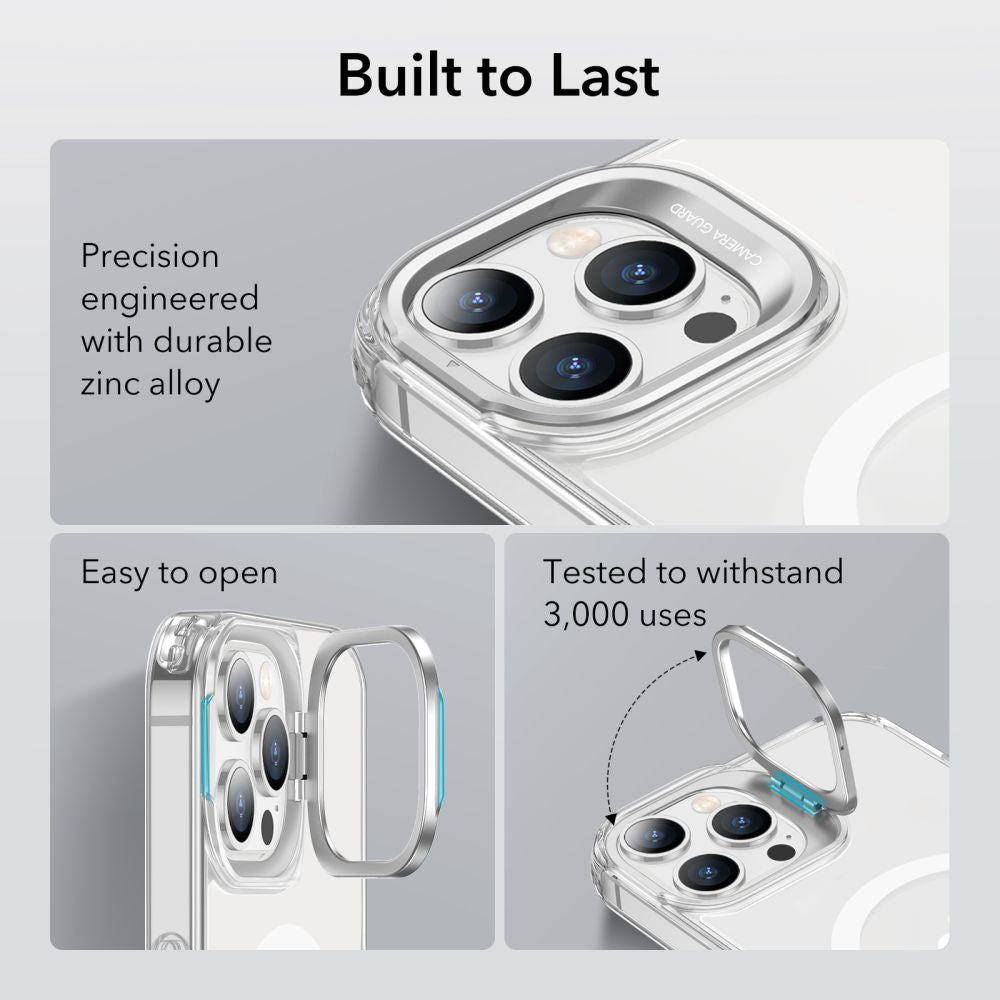 MagSafe-kotelo Apple iPhone 14 Prolle, ESR, Classic Kickstand, Läpinäkyvä
