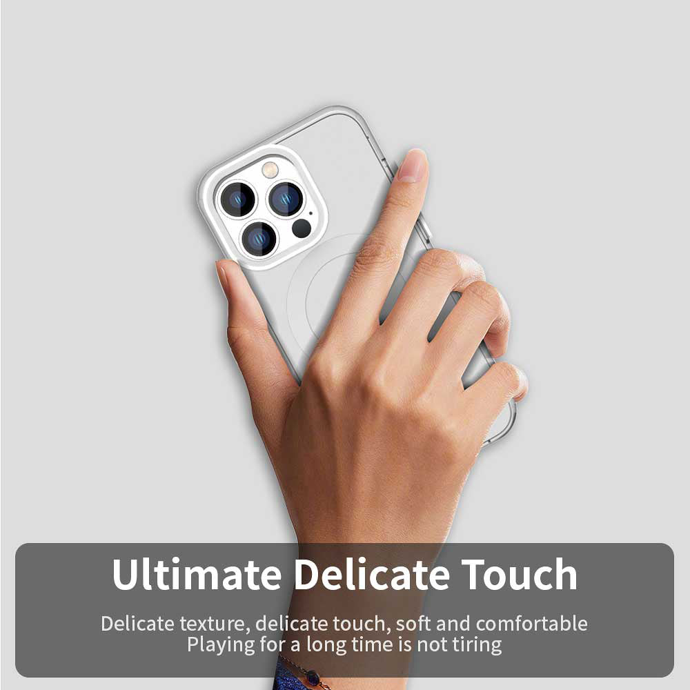 MagSafe Case for Apple iPhone 14 Pro Max, Techsuit, CandyCase, White