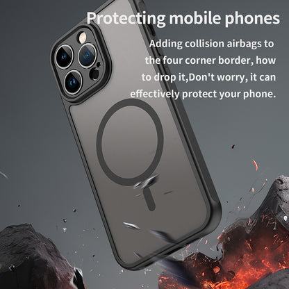 MagSafe-kuori Apple iPhone 14 Pro Maxille, Techsuit, HaloFrost II, Musta
