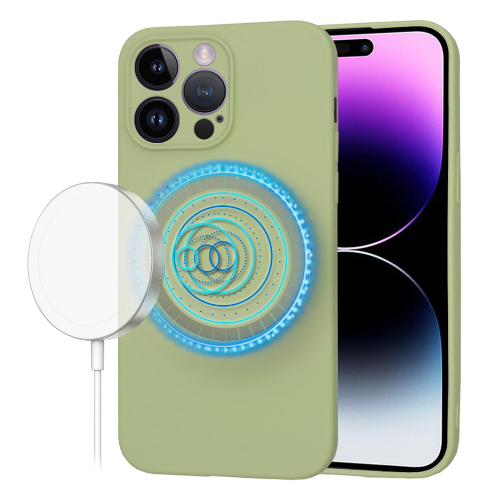 MagSafe-kuori Apple iPhone 14 Pro Maxille, Techsuit, SoftFlex, Matcha